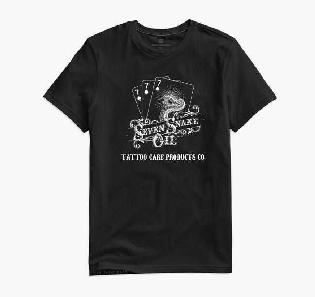 7 OIL T-SHIRT - Seven Snake Oil Tattoo Care Products Company